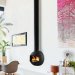 Focus - EMIFOCUS wood fireplace, exhaust outlet upwards
