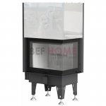 BeF - fireplace insert with a water jacket BeF Aquatic WH V 80 CP / CL