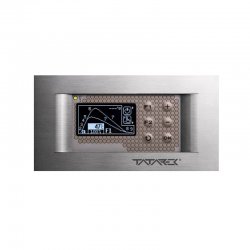 Tatarek - fireplace controller with RT-08 OS Grafik Titanium Design heat accumulation system