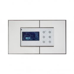 Tatarek - fireplace controller with heat accumulation system RT-08 OS Grafik II White Design