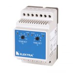 Elektra - regulator temperatury manualny na szynę DIN ETR2R